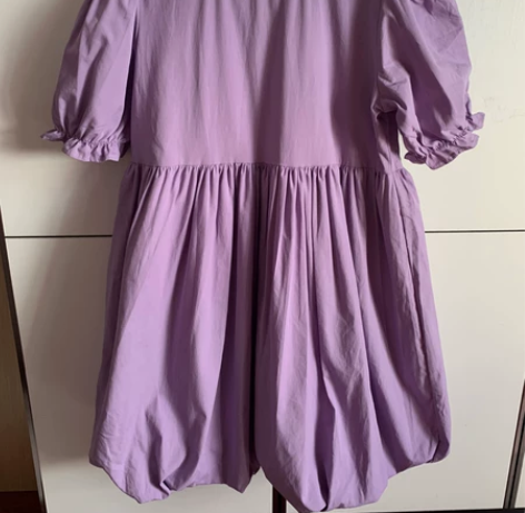 紫色棉布花苞裙130 任意两件包邮 感兴趣...