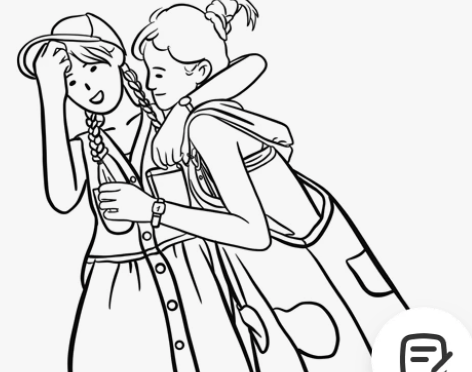 ins风漫画极简黑白线条风格手绘插画简笔画...