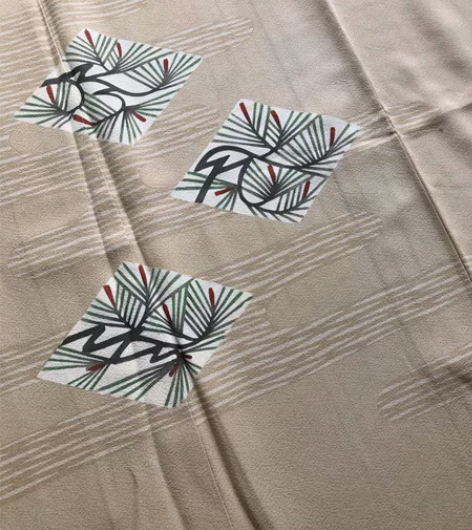 kiya喜屋白橡松树访问 材质:正绢哑光 ...