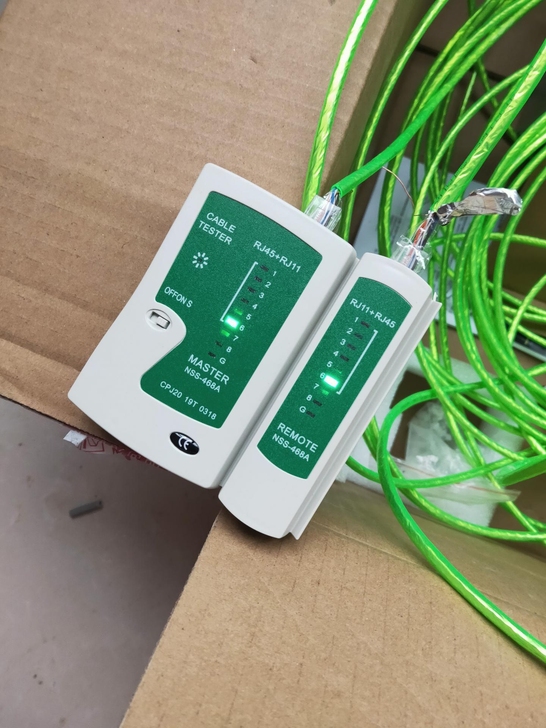 网线测线仪送电池全新网线测试仪,13.8包邮