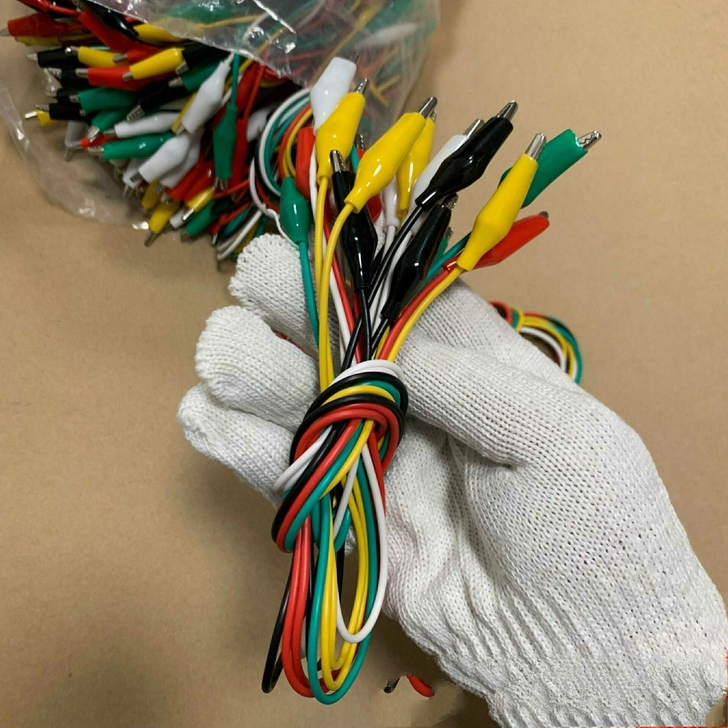 10根线=12.2元包邮，高品质测试仪夹转...