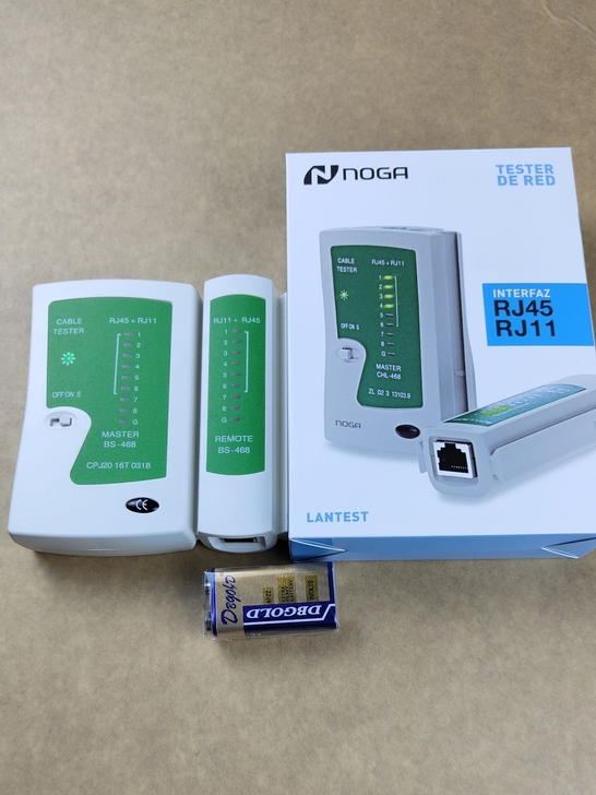 网线测试仪网络通断检测器rj45/rj11...