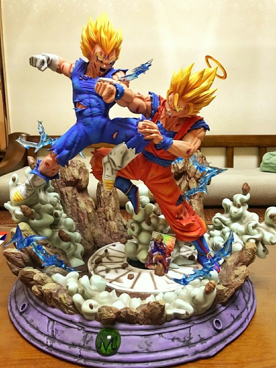 【特价七龙珠大手办】孙悟空贝悟饭天克斯布罗...