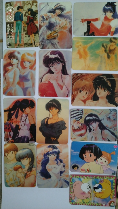 橙路乱马90年代卡片，不退不换非美少女战士...