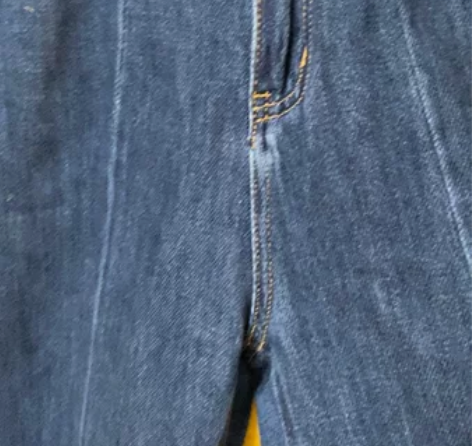 阔色高腰显瘦牛仔裤女2022新款秋季微喇叭...