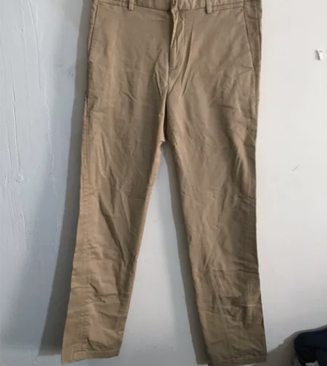 太平鸟男士纯棉休闲裤，春秋款，裤长98，腰...