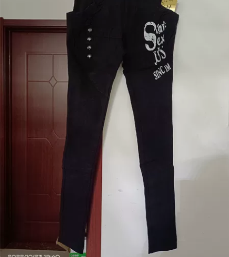 春秋款哈伦牛仔裤女长裤修身显瘦小脚裤弹力铅...