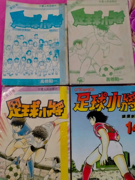 足球小将漫画书，不是全套的，品相如图，不缺...