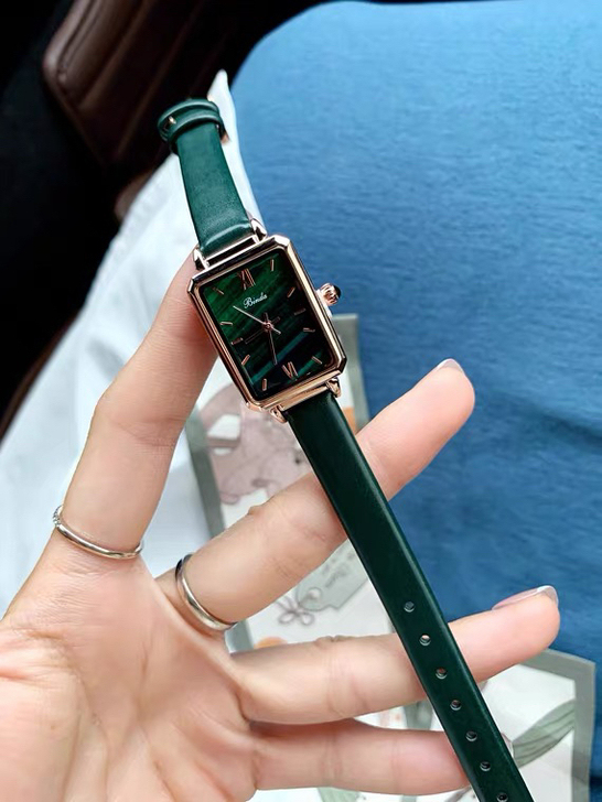 孔雀石纹理皮带款简约气质ins风轻奢复古小...