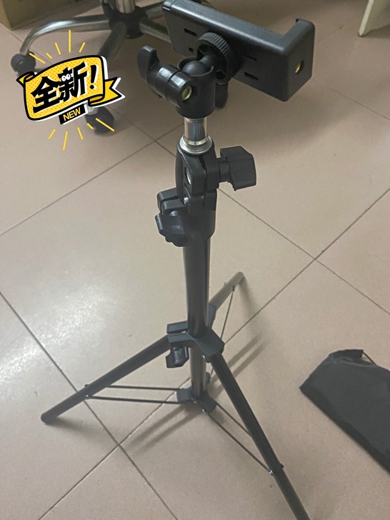 手机支架抖音直播多功能三脚架拍照拍摄补光灯...