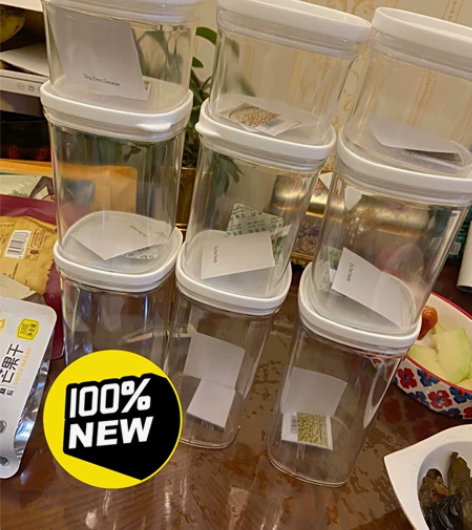 密封罐处理五谷杂粮防潮收纳盒塑料透明食品级...