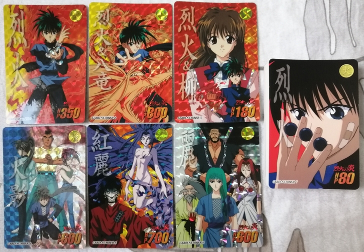 日版 烈火之炎 本弹 一套6闪36白