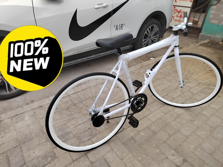 清仓包邮 9色死飞自行车男女款式学生车倒刹...