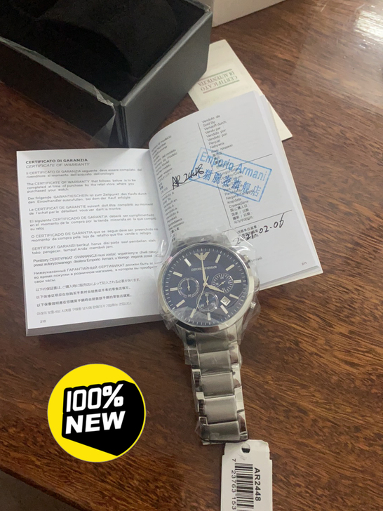 阿玛尼AR2448男表 保真正品 不议价