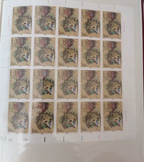 1992-9三国演义大版，20套，原胶全品...