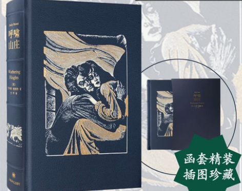呼啸山庄 正版呼啸山庄 插图珍藏本 (英)...