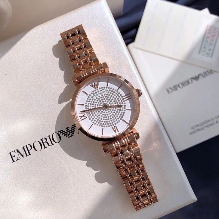 阿玛尼满天星女士表，全新未拆封手表，实拍图...