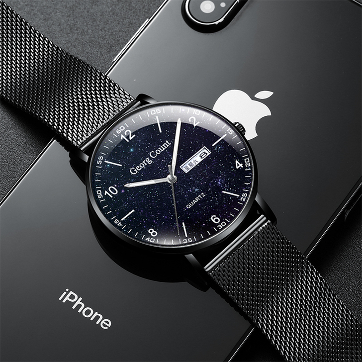 【甜蜜价】高中虫洞概念全自动机械表初中潮流...