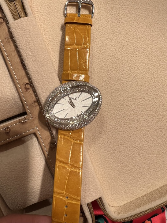 真金真钻伯爵手表 对版 30几W的款 用的...