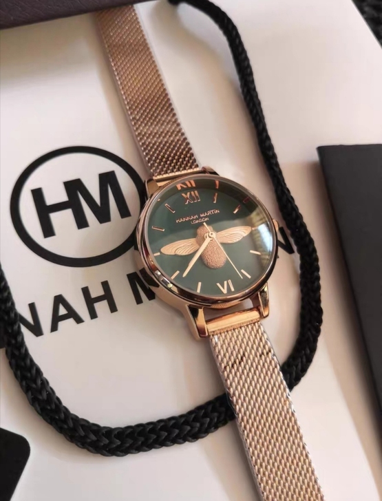 全新未拆，汉娜马丁小蜜蜂手表品牌轻奢小众手...