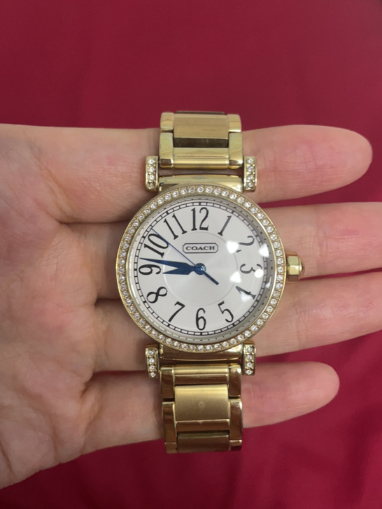 coach蔻驰手表 9成新 表扣处有些许划...