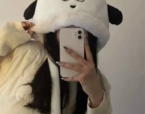 韩版可爱小狗耳朵毛绒帽子女秋冬骑车保暖护耳...