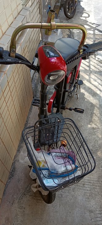 代步爱玛电动自行车，78成新，原装旧电池可...