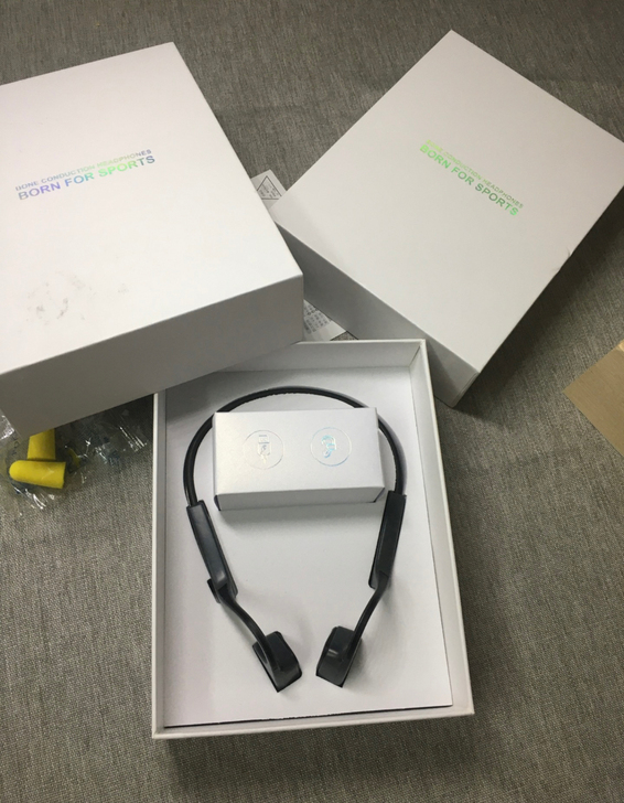 韶音不入耳骨传导蓝牙耳机无线户外运动跑步防...