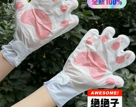 猫爪手膜美手白保湿嫩白去皱纹手套双手补水保...