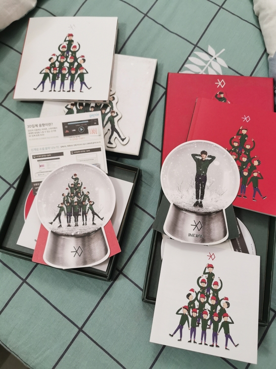 EXO早年专辑  十二月的奇迹  中毒 咆哮