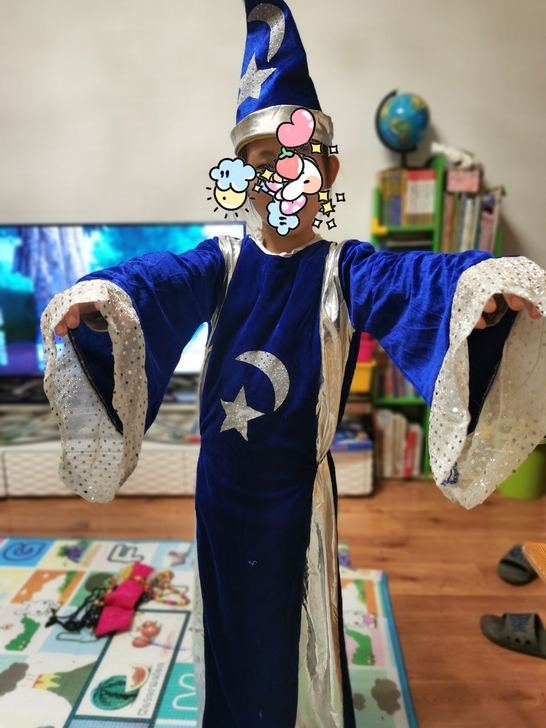 魔法师服装，演出服，万圣节服装！最大穿到1...