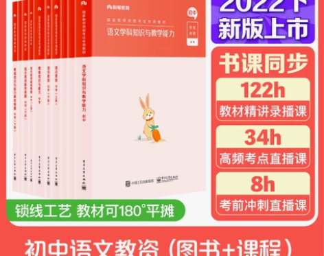 粉笔教资考试资料中学2022教师证资格用书...