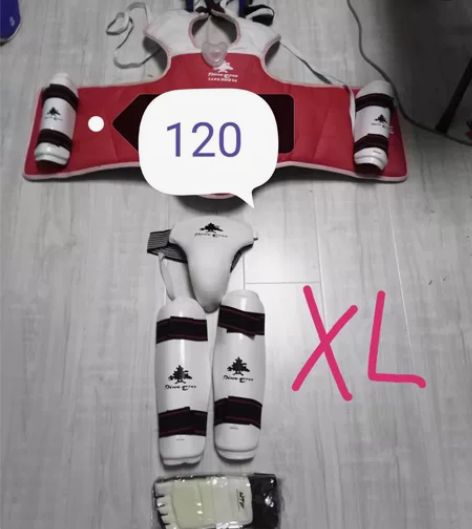 儿童跆拳道护具全套实战装备比赛型儿童套装训...