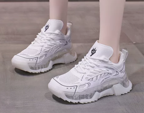 新款百搭ins时尚潮流厚底爆款休闲运动鞋3...