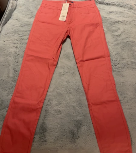 修身粉色男士牛仔裤（165） 感兴趣的话点...