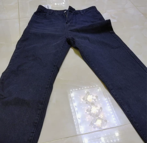 男士牛仔,黑色牛仔长裤,175180客串一...