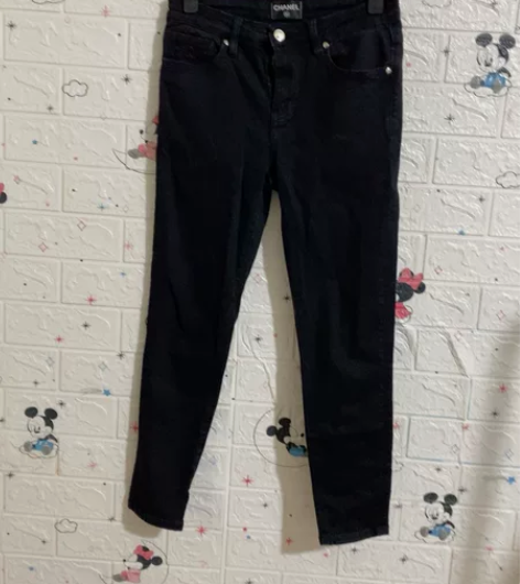 女士牛仔裤九成新腰围66裤长85微弹 13