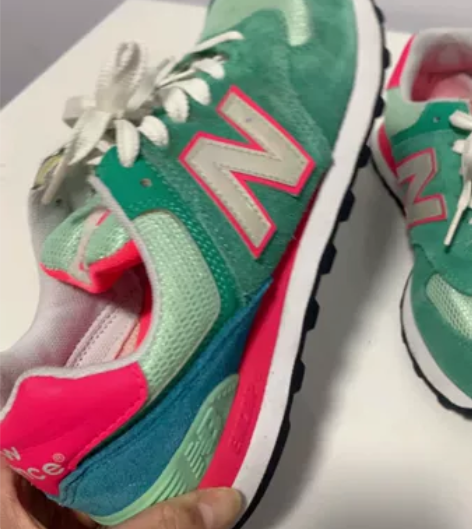 新百伦Newbalance复古撞色女跑步鞋...