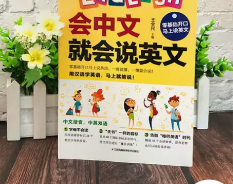 会中文就会说英文 英语书带中文谐音汉字 英...