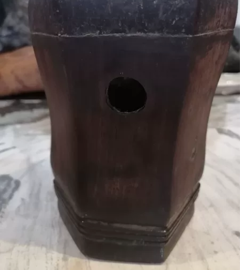 民国老红木二胡筒子，尺寸8，7x12，8。...