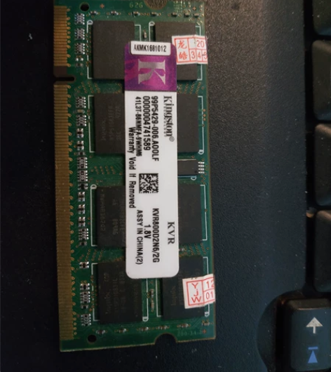 金士顿2g ddr800笔记本内存 闲置比...