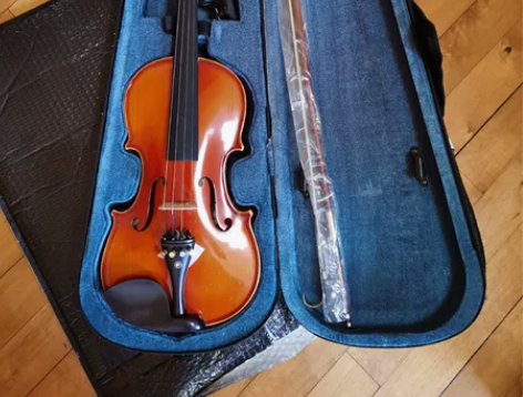 小提琴4/4自用 如图所示，自己买来玩玩的...