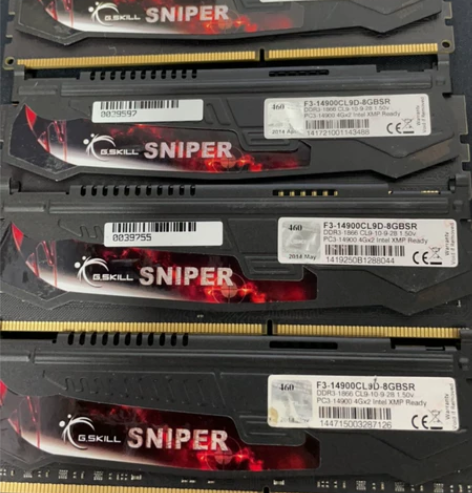 品牌电脑原拆芝奇狙击手D3 8G（4GX2...