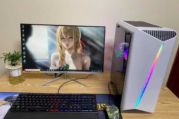 本人急转高配电脑。台式电脑主机，鲁大师跑分...