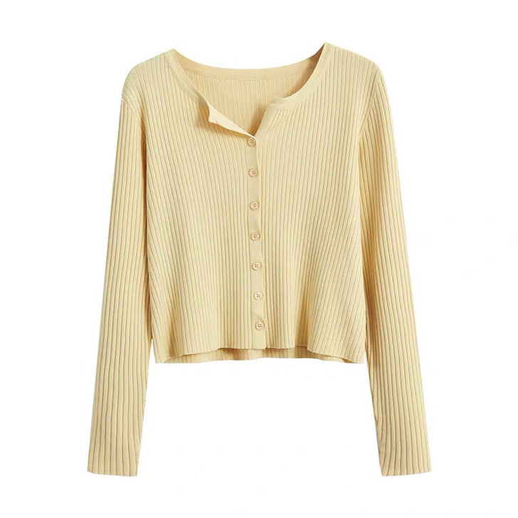 全新 全新 全新 黄色针织衫 均码 一次没...