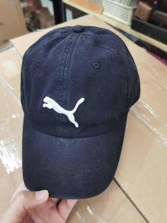 彪马黑色棒球帽子  重水洗款全棉PUMA帽...