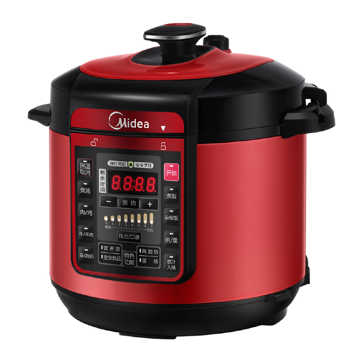 美的家用智能电压力锅高压锅6LWQC60A5