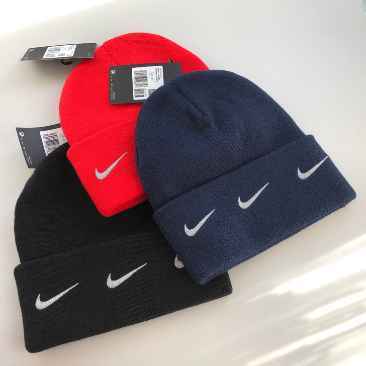 NIKE耐克秋冬毛线帽 冷帽 一圈logo