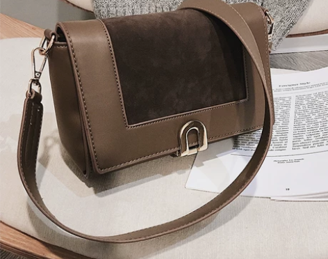 包包女2018新款潮韩版时尚休闲绒面复古百...