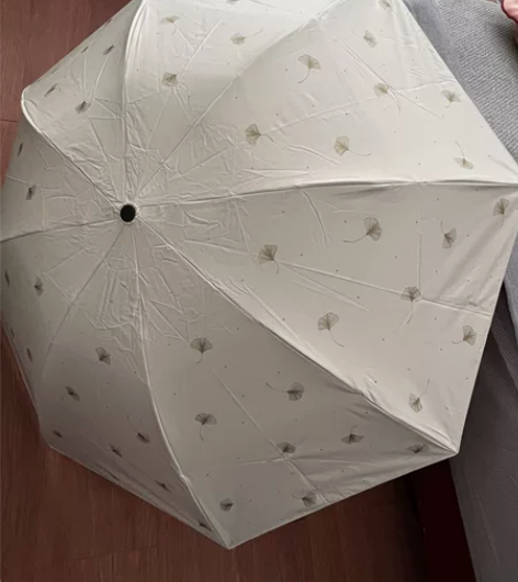 天堂伞晴雨两用遮阳雨伞女折叠防晒遮阳黑胶小...